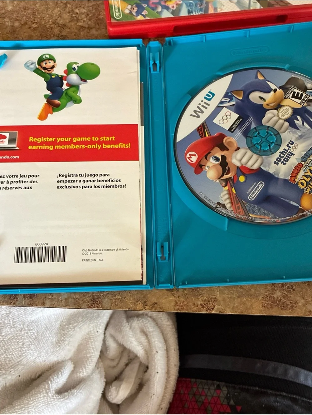Nintendo Wii U - Mario & Sonic at the Olympic Winter Games (Blue)